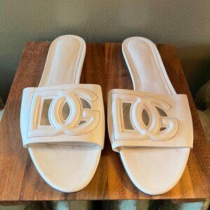 Dolce Gabbana White Sandals